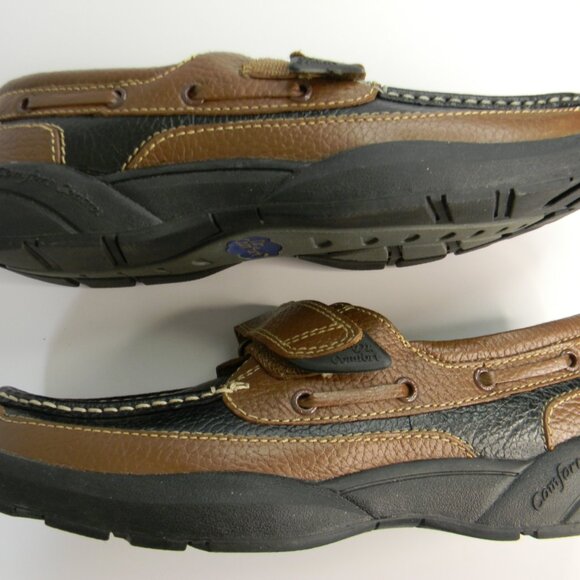 Mens Dr. Comfort Mike Black\\Brown Leather Upper\\Lining Shoes Size 10M main image 4